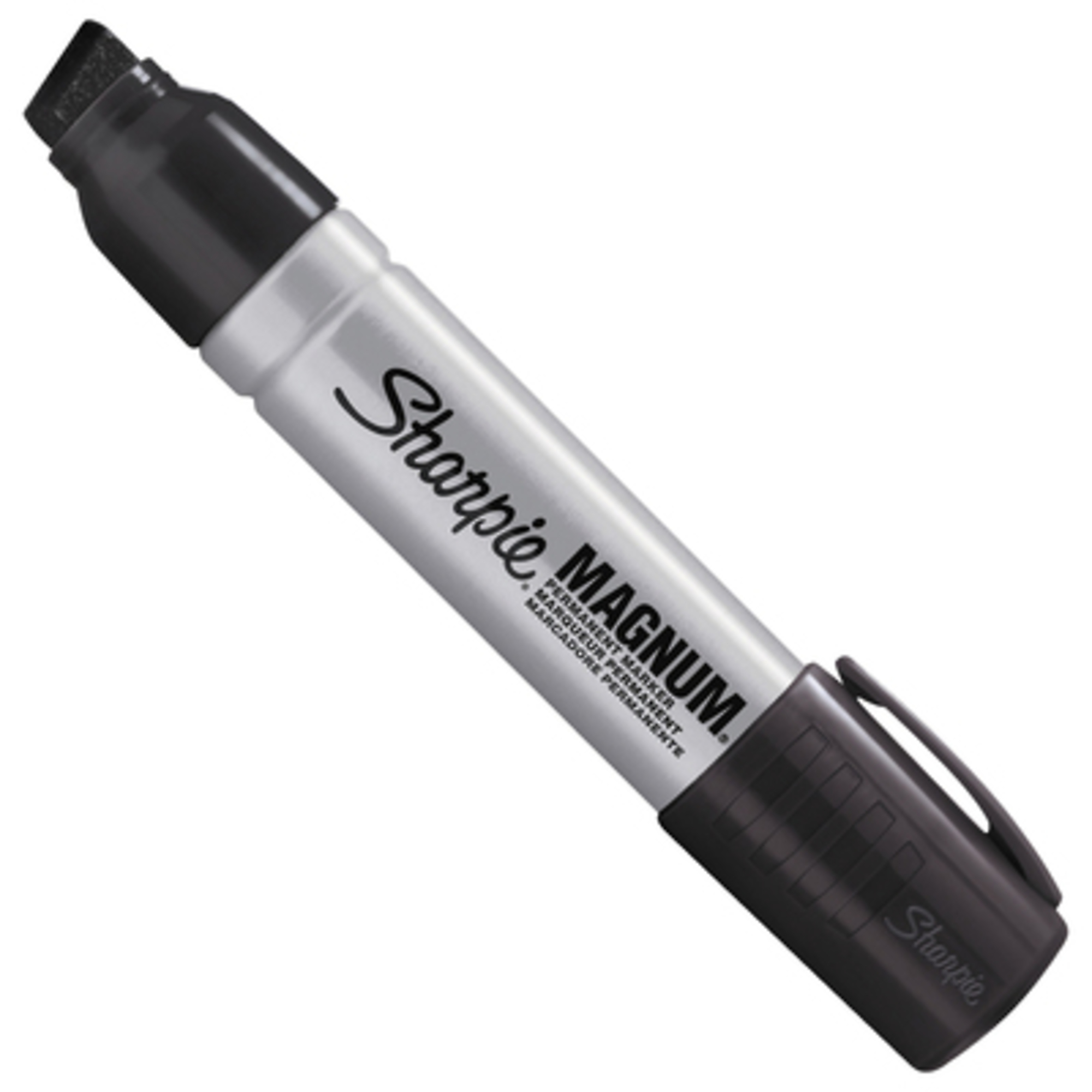 Sharpie Magnum Permanent Markers - Black, 12-Pack, Industrial Strength, Model# MK404BK
